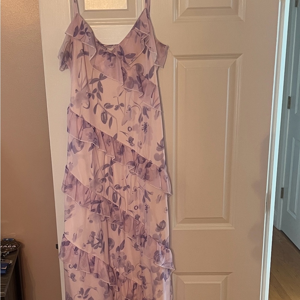 Floral Ruffle Maxi Dress - Picture 2 of 2